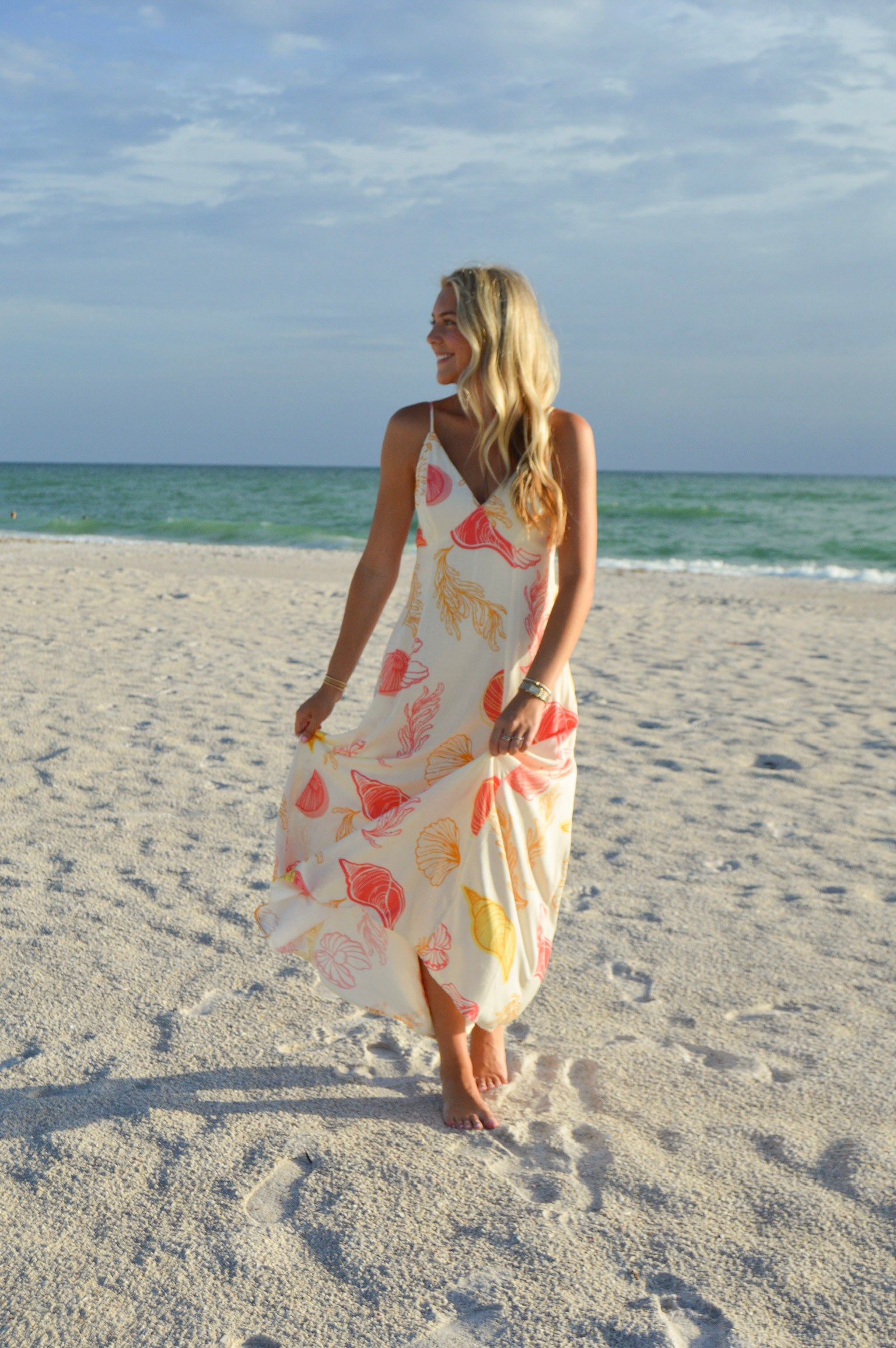 Marley Beach Maxi Dress L